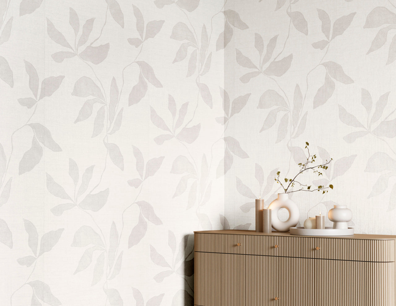 DESERT-IVY-SHADOW-VINE-ON-CANVAS-LINEN-PHILLIP-JEFFRIES-40200 - Phillip Jeffries Wallpaper Wallpaper