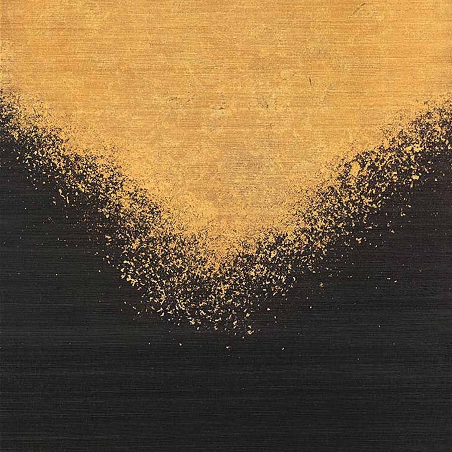 METALLIC-OMBRE-GOLD-ON-GLAZED-ABACA-PHILLIP-JEFFRIES-3158 - Phillip Jeffries Wallpaper Wallcovering