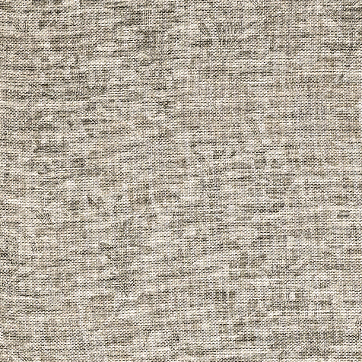 BRITTANY-BOTANICALS-SMOKEY-TAUPE-ON-CANVAS-LINEN-PHILLIP-JEFFRIES-25904 - Phillip Jeffries Wallpaper Wallcovering