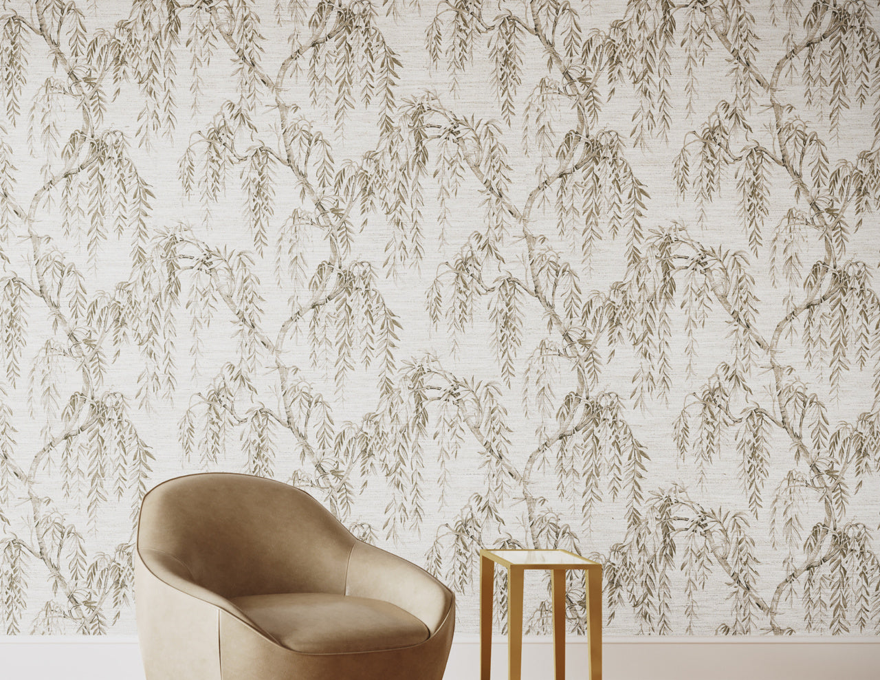 WHISPERING-WILLOWS-GENTLE-SHADE-ON-CANVAS-LINEN-PHILLIP-JEFFRIES-27800 - Phillip Jeffries Wallpaper Wallcovering
