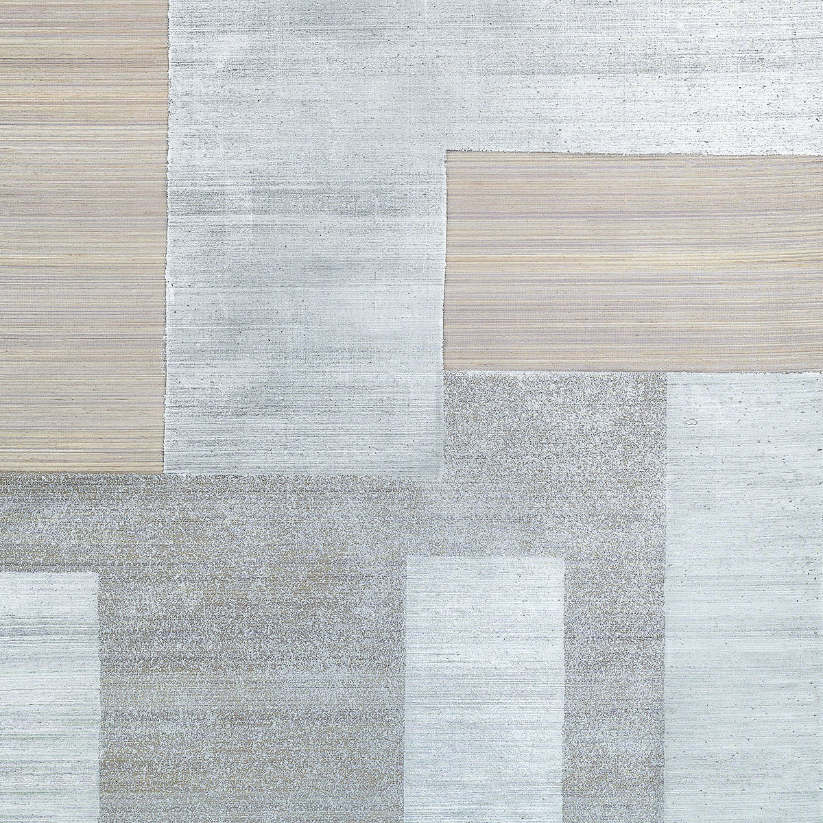 MOD-METALLICS-SILVER-ON-SILK-AND-ABACA-PHILLIP-JEFFRIES-25200 - Phillip Jeffries Wallpaper Wallcovering
