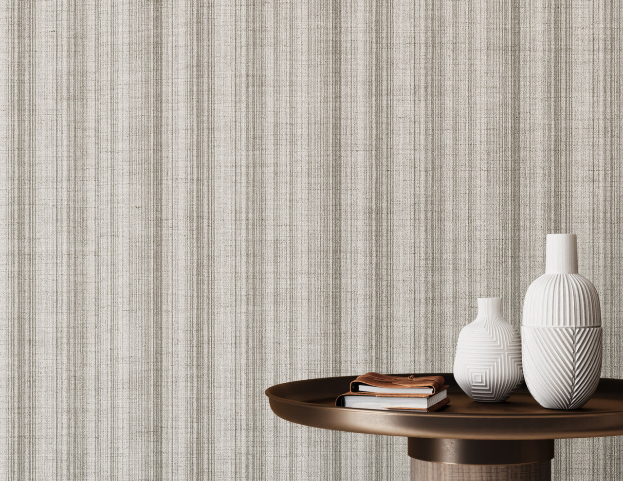 CHAMBERLAIN-STRIPE-SEPIA-ON-CANVAS-LINEN-PHILLIP-JEFFRIES-31602 - Phillip Jeffries Wallpaper Wallpaper