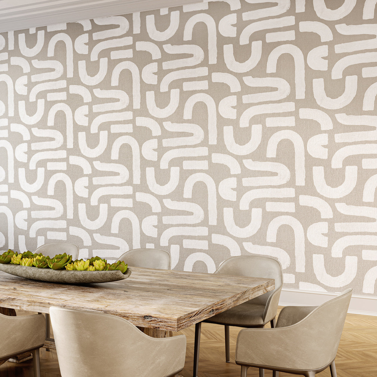 CURVES-CARAMELIZED-CRME-ON-MANILA-HEMP-PHILLIP-JEFFRIES-10268 - Phillip Jeffries Wallpaper Wallcovering