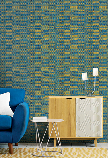 VINYL-WICKER-CHECKED-SILVER-WAVE-PHILLIP-JEFFRIES-1357 - Phillip Jeffries Wallpaper Wallpaper