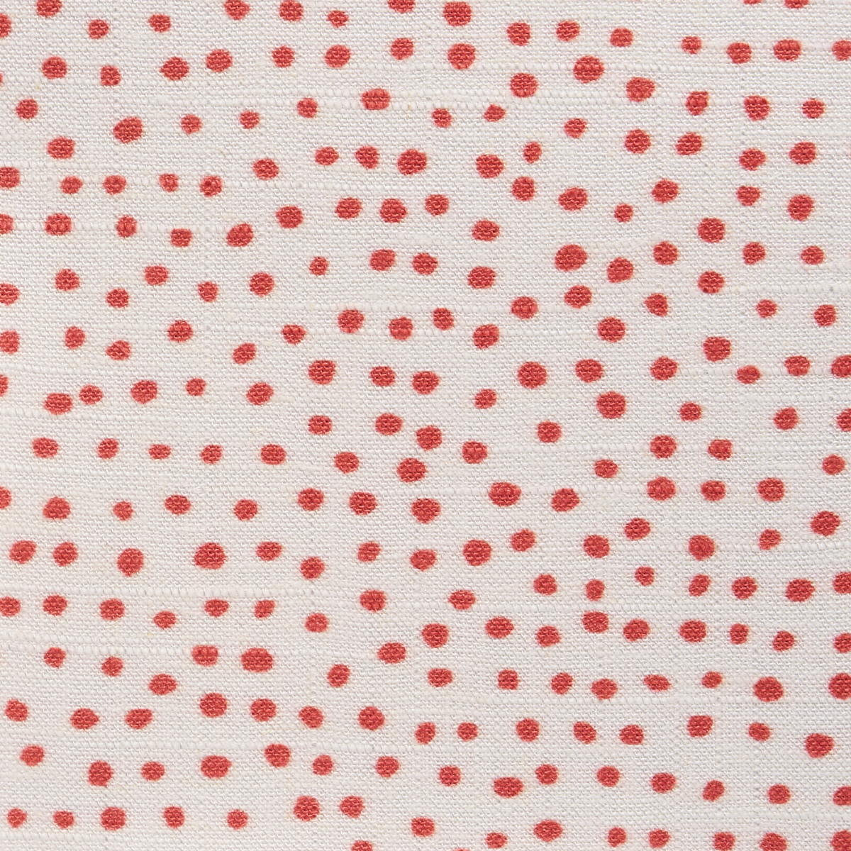 DROPLETS-WHITE-WITH-RED-ON-CANVAS-LINEN-PHILLIP-JEFFRIES-10014 - Phillip Jeffries Wallpaper Wallcovering