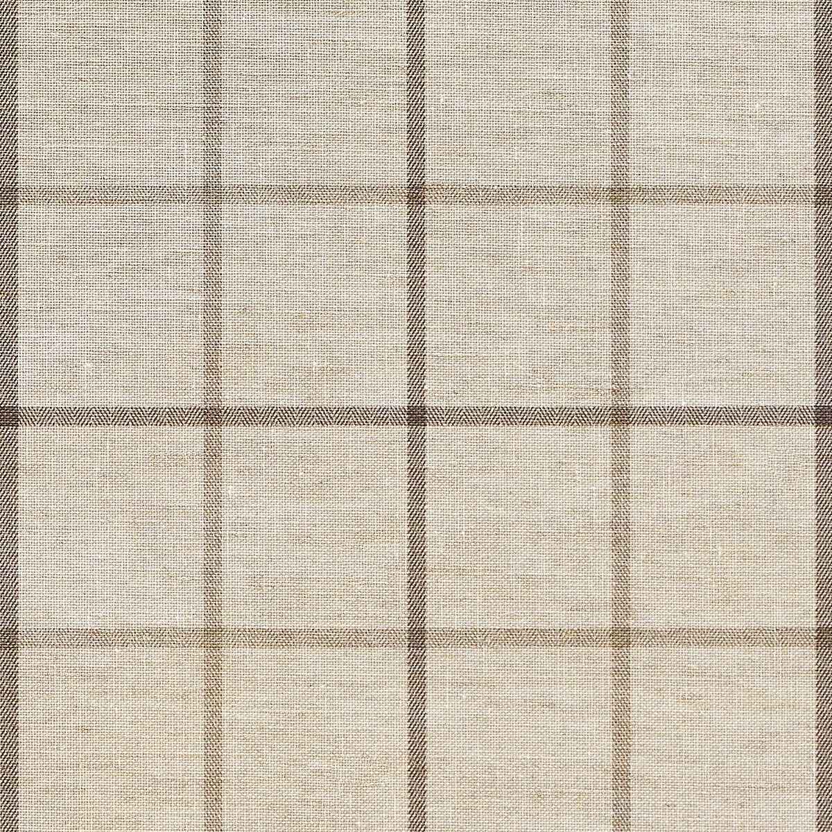 Georgian Grid Brown and Beige on Canvas Linen - Phillip Jeffries 9123 - Phillip Jeffries Wallpaper Wallpaper