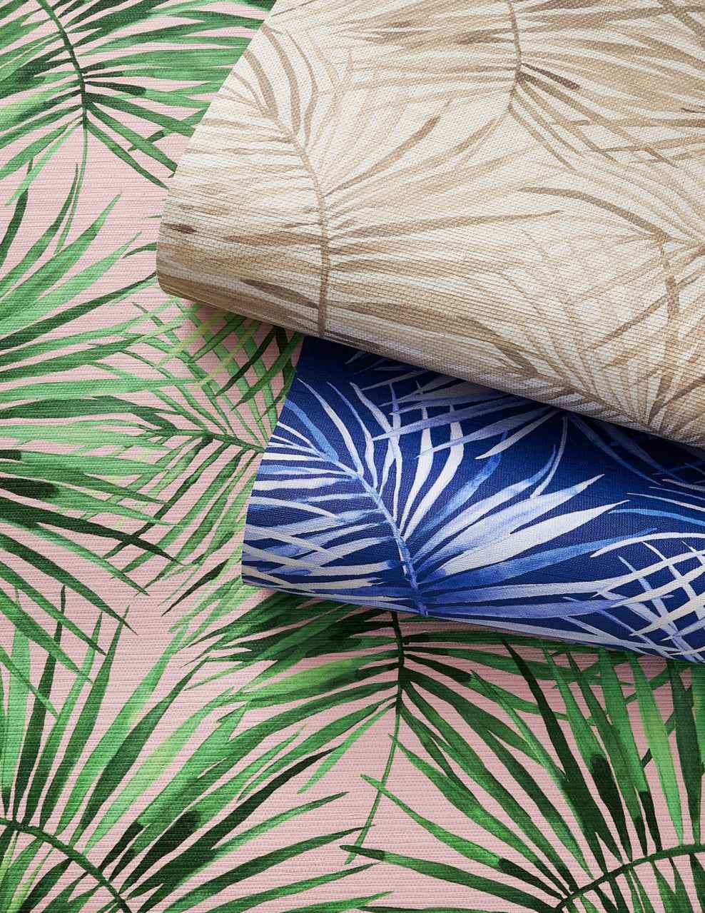 Island Time Rosewater Retreat on Woven Walls - Phillip Jeffries 10461 - Phillip Jeffries Wallpaper Wallpaper