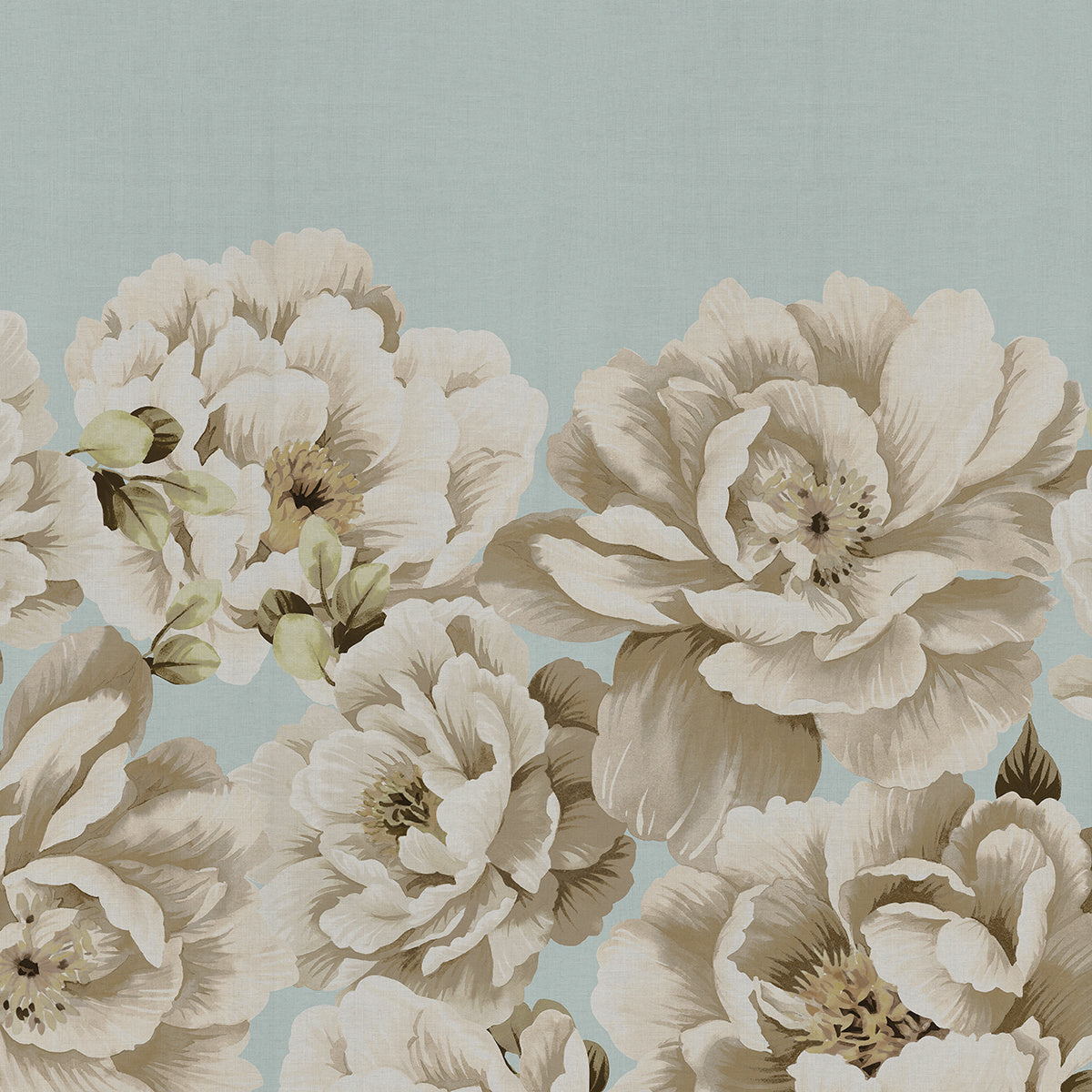 PERFECT-PEONIES-DAWN-GLOW-ON-CANVAS-LINEN-PHILLIP-JEFFRIES-10167 - Phillip Jeffries Wallpaper Wallcovering