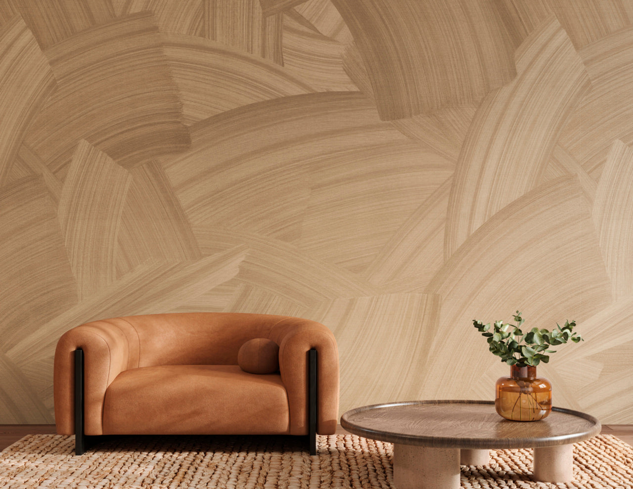 SWEPT-AWAY-SAND-TRACE-ON-VINYL-MANILA-HEMP-PHILLIP-JEFFRIES-41504 - Phillip Jeffries Wallpaper Wallcovering