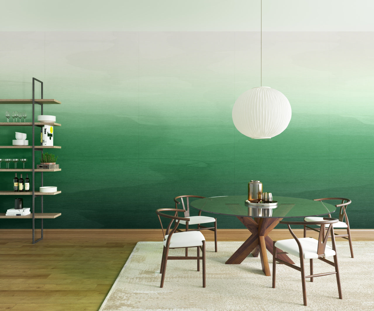 MIRAGE-LILY-PAD-ON-VINYL-CONCRETE-WASHI-PHILLIP-JEFFRIES-8731 - Phillip Jeffries Wallpaper Wallcovering