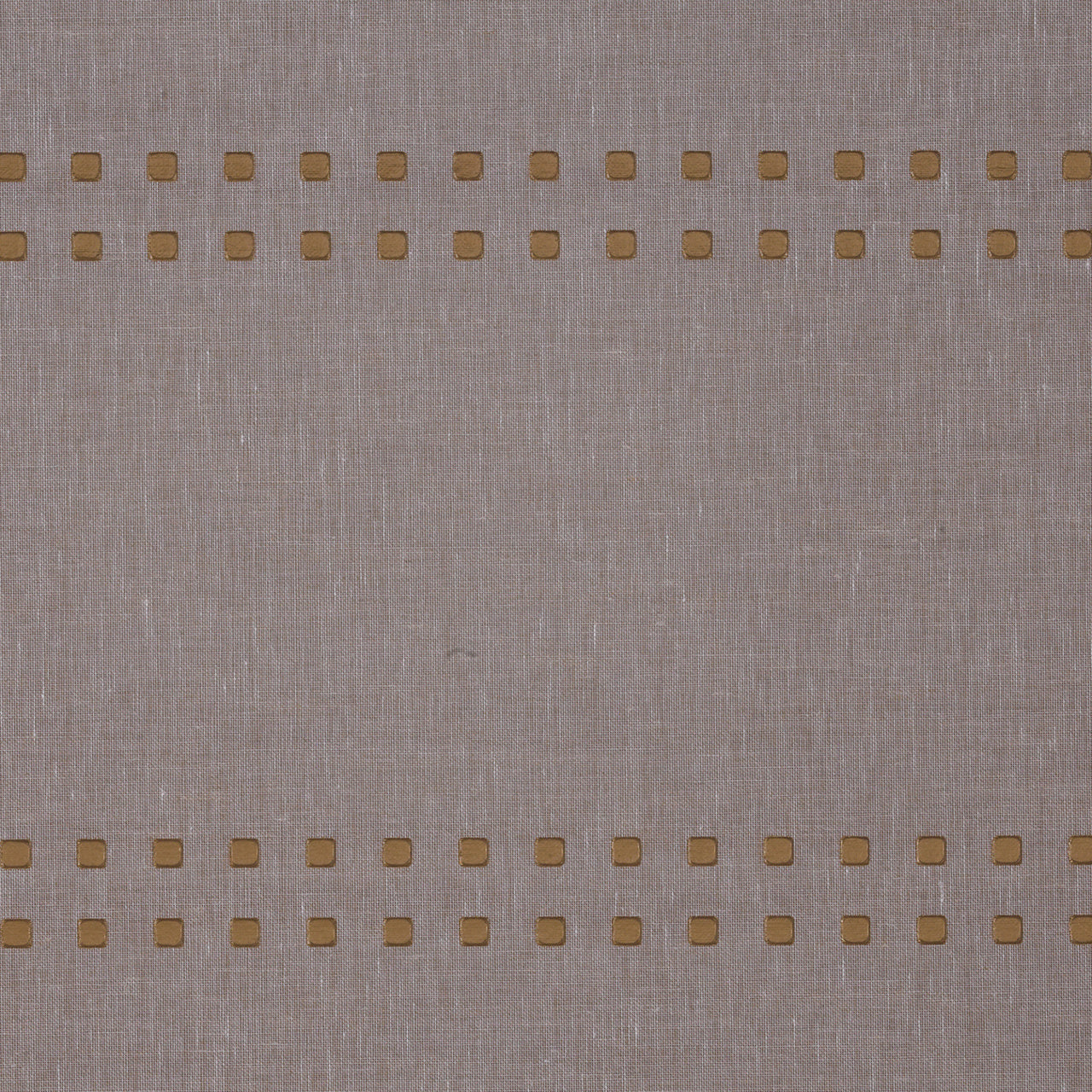 STUDS-AND-STRIPES-HORIZONTAL-BRASS-ON-CANVAS-LINEN-PHILLIP-JEFFRIES-5873-H - Phillip Jeffries Wallpaper Wallcovering