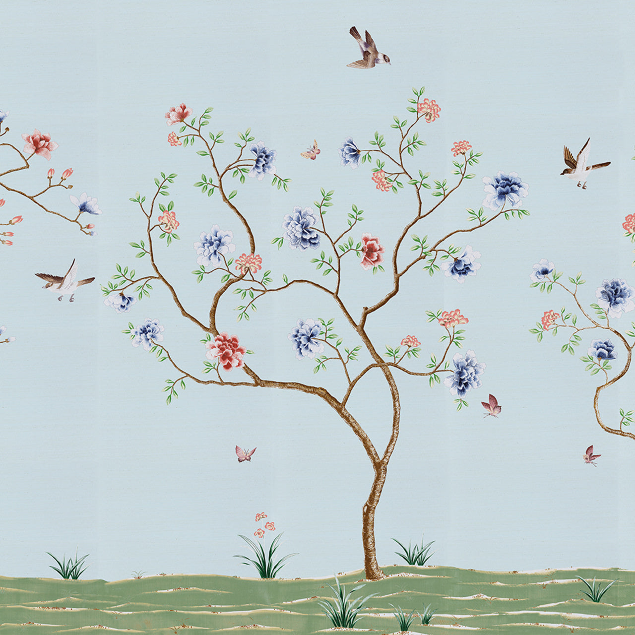 ETERNAL-SPRING-MULTI-ON-MANILA-HEMP-PHILLIP-JEFFRIES-10226 - Phillip Jeffries Wallpaper Wallcovering