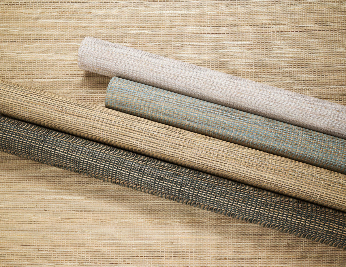Riviera Raffia Natural Breeze - Phillip Jeffries 21900 - Phillip Jeffries Wallpaper Wallpaper