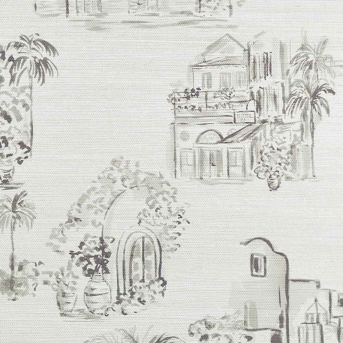 Toulouse Toile Shadow Dreams on Manila Hemp - Phillip Jeffries 28900
