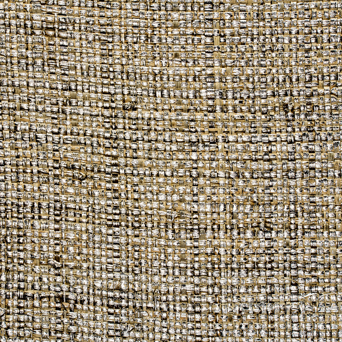 MAXS-METALLIC-RAFFIA-NATURAL-SILVER-PHILLIP-JEFFRIES-3541 - Phillip Jeffries Wallpaper Wallpaper