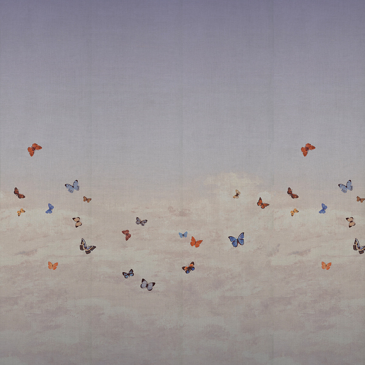 BUTTERFLY-SKY-PAINTED-LADY-ON-CANVAS-LINEN-PHILLIP-JEFFRIES-9667 - Phillip Jeffries Wallpaper Wallcovering