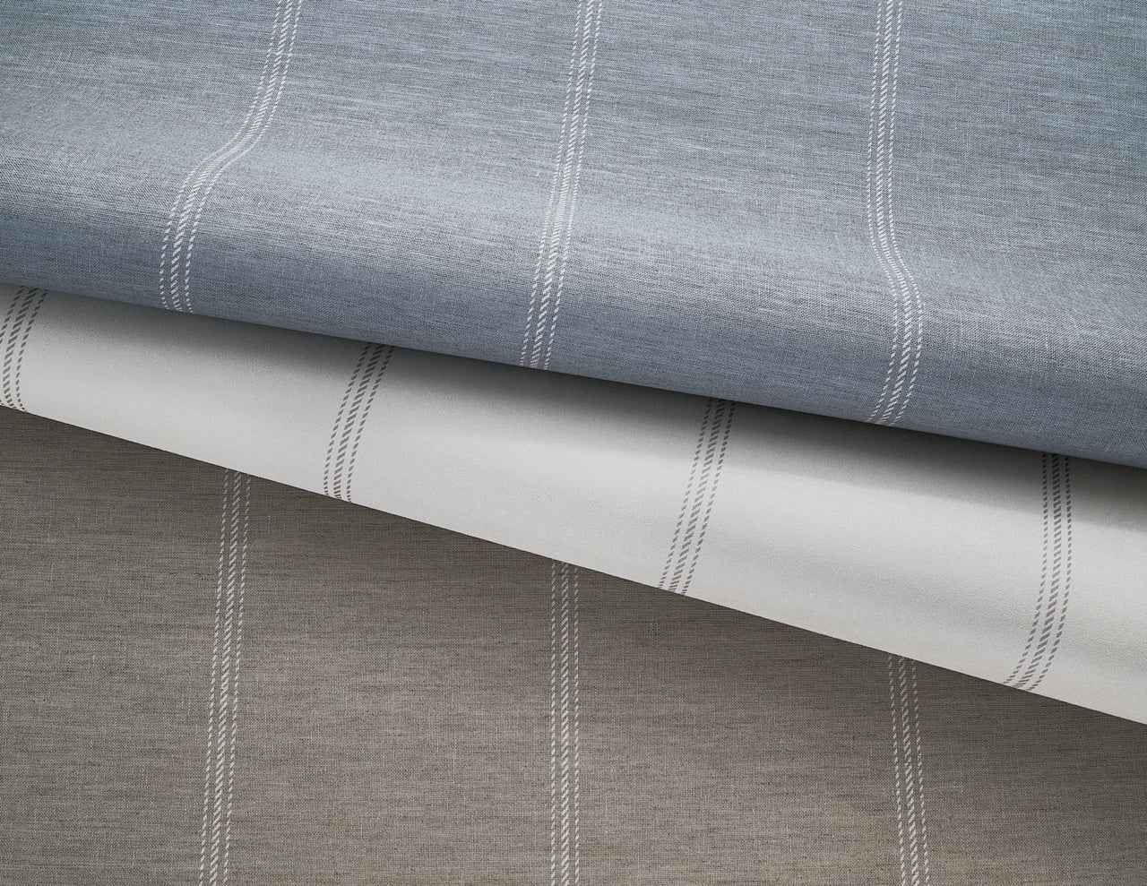 Jackson Stripe Tan and Beige on Canvas Linen - Phillip Jeffries 10717 - Phillip Jeffries Wallpaper Wallpaper