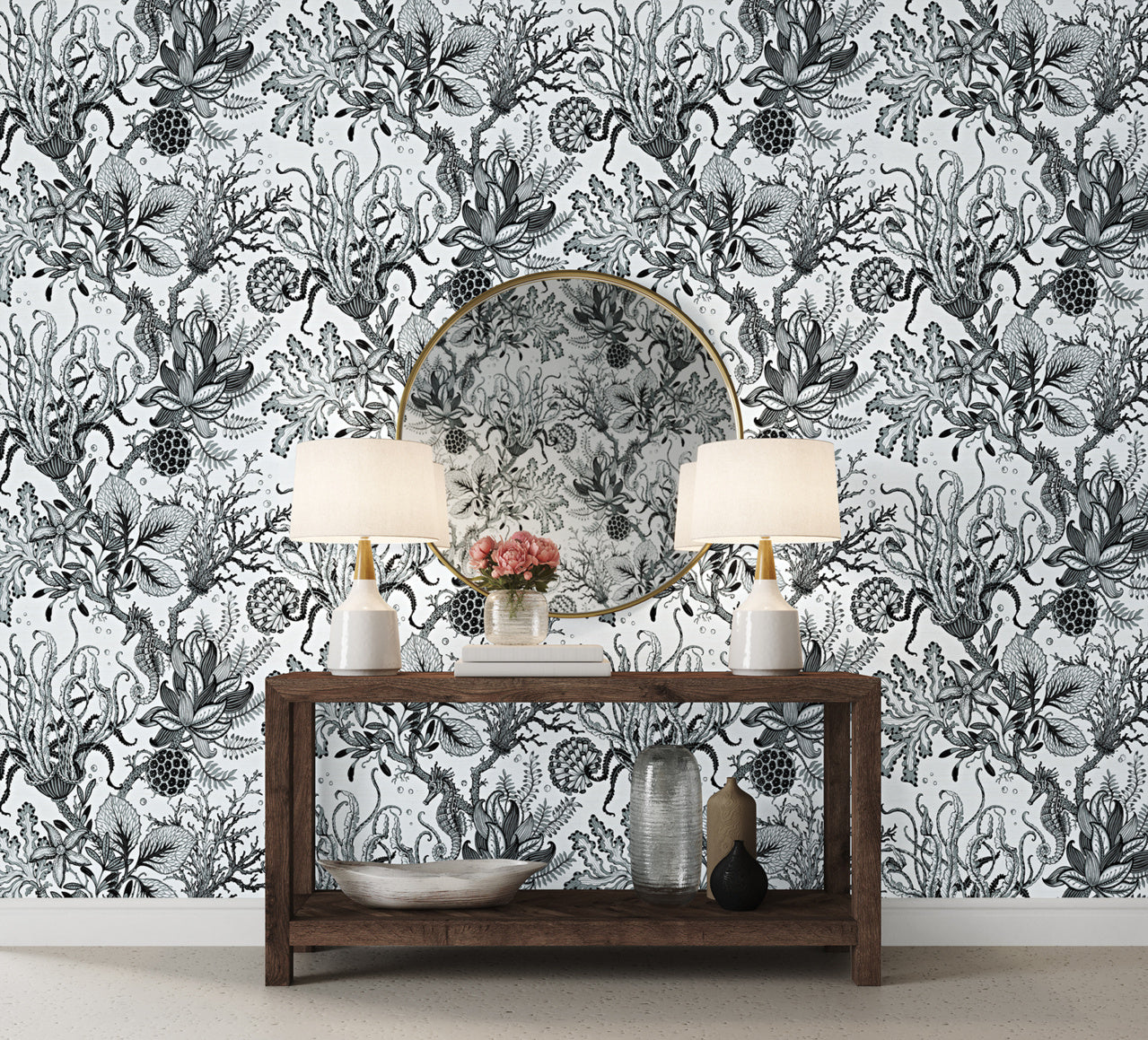 TOILE-DE-SEA-DEEP-SEA-ON-MANILA-HEMP-PHILLIP-JEFFRIES-9995 - Phillip Jeffries Wallpaper Wallcovering