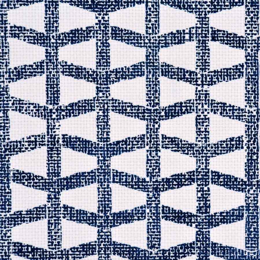 Lattice Navy on Japanese Paper Weave - Phillip Jeffries 2061 - Phillip Jeffries Wallpaper Wallpaper