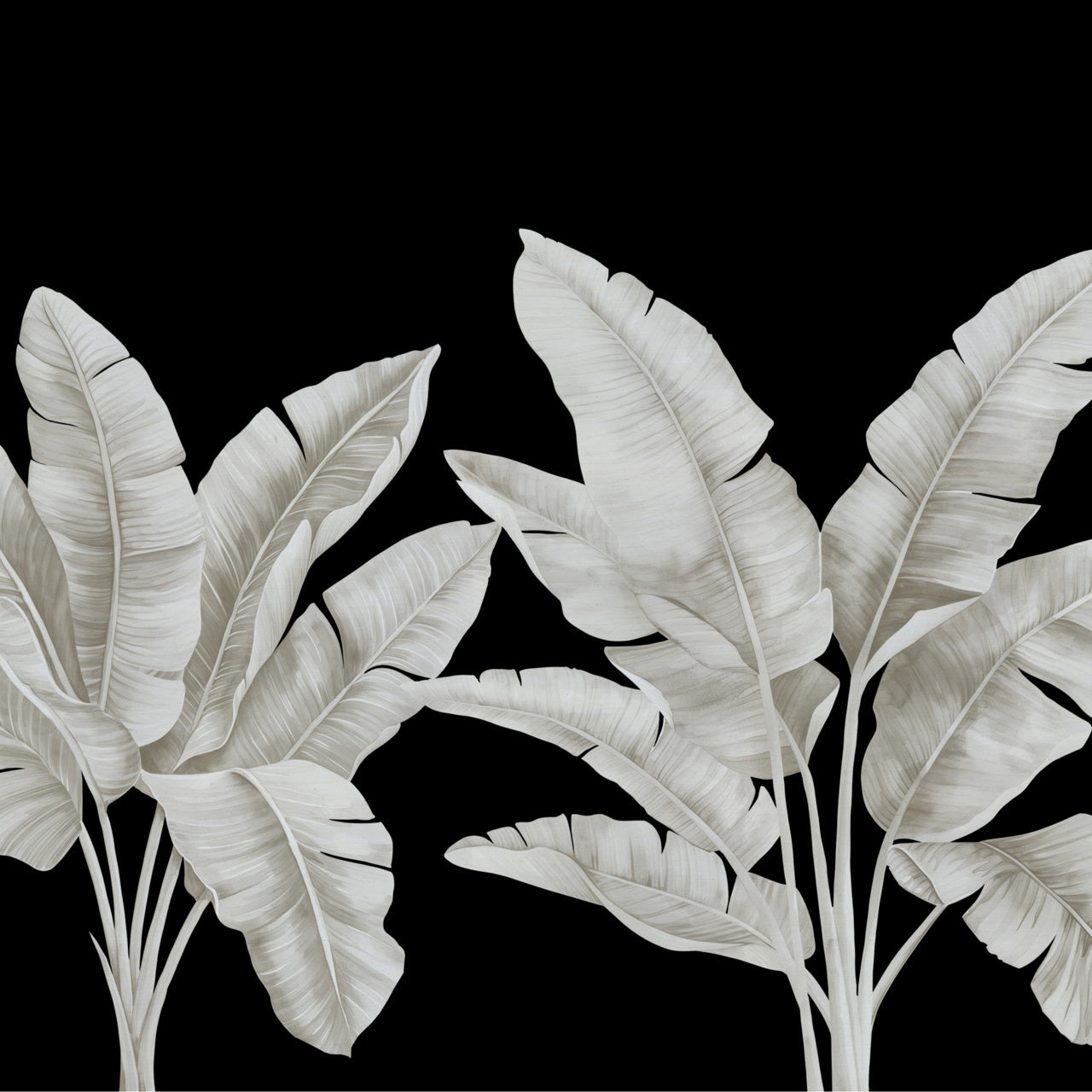 PALMERA-TROPICAL-NOIR-ON-MANILA-HEMP-PHILLIP-JEFFRIES-31008 - Phillip Jeffries Wallpaper Wallcovering