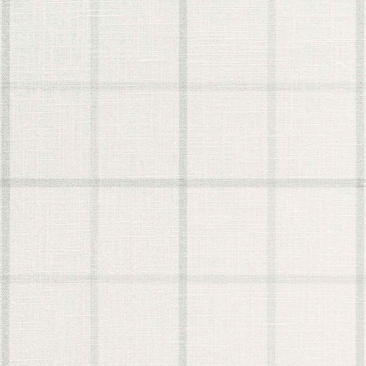 Georgian Grid White and Grey on Canvas Linen - Phillip Jeffries 9121