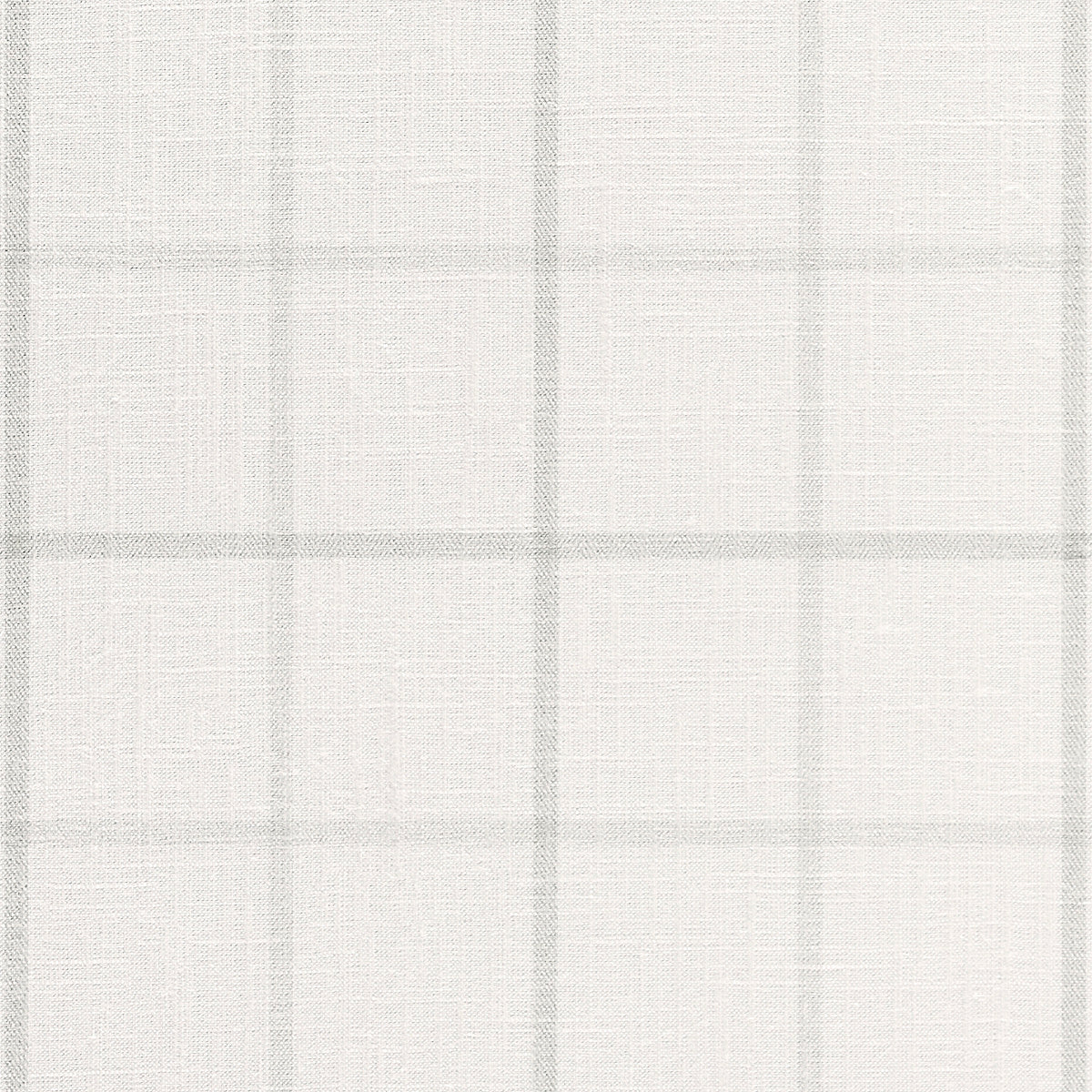GEORGIAN-GRID-WHITE-AND-GREY-ON-CANVAS-LINEN-PHILLIP-JEFFRIES-9121 - Phillip Jeffries Wallpaper Wallcovering