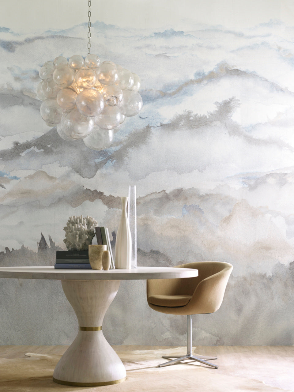 BEYOND-BLUE-VISTA-ON-JAPANESE-PAPER-WEAVE-PHILLIP-JEFFRIES-7200 - Phillip Jeffries Wallpaper Wallcovering