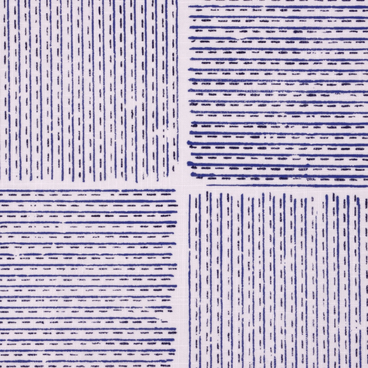 KANTHA-HIMALYAN-BLUE-ON-CANVAS-LINEN-PHILLIP-JEFFRIES-2582 - Phillip Jeffries Wallpaper Wallcovering