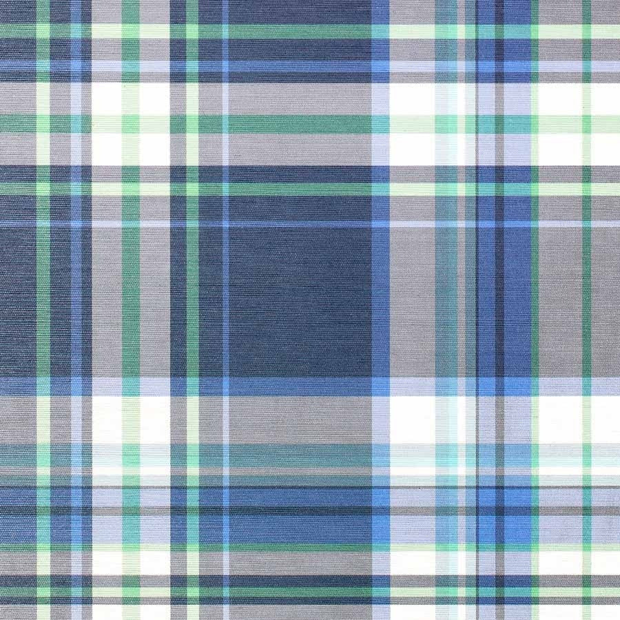 PREPPY-PLAID-DAPPER-NAVY-ON-MANILA-HEMP-PHILLIP-JEFFRIES-8687 - Phillip Jeffries Wallpaper Wallcovering