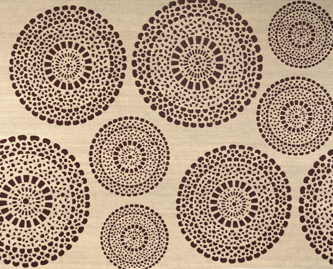 OUT-FOR-A-SPIN-MERLOT-ON-MANILA-HEMP-PHILLIP-JEFFRIES-6055 - Phillip Jeffries Wallpaper Wallcovering