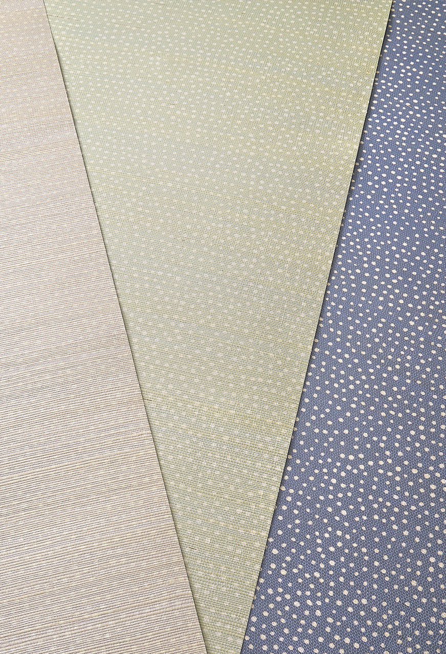 DROPLETS-LIGHT-GREY-WITH-WHITE-ON-MANILA-HEMP-PHILLIP-JEFFRIES-10008 - Phillip Jeffries Wallpaper Wallcovering
