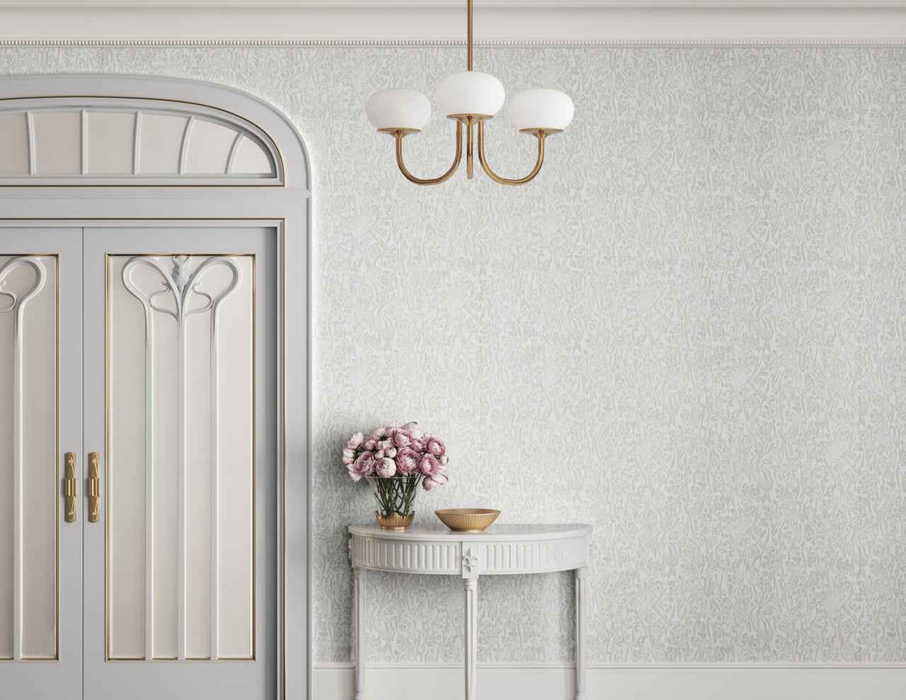 Charmed Enchanted Mist - Phillip Jeffries 40600 - Phillip Jeffries Wallpaper Wallcovering