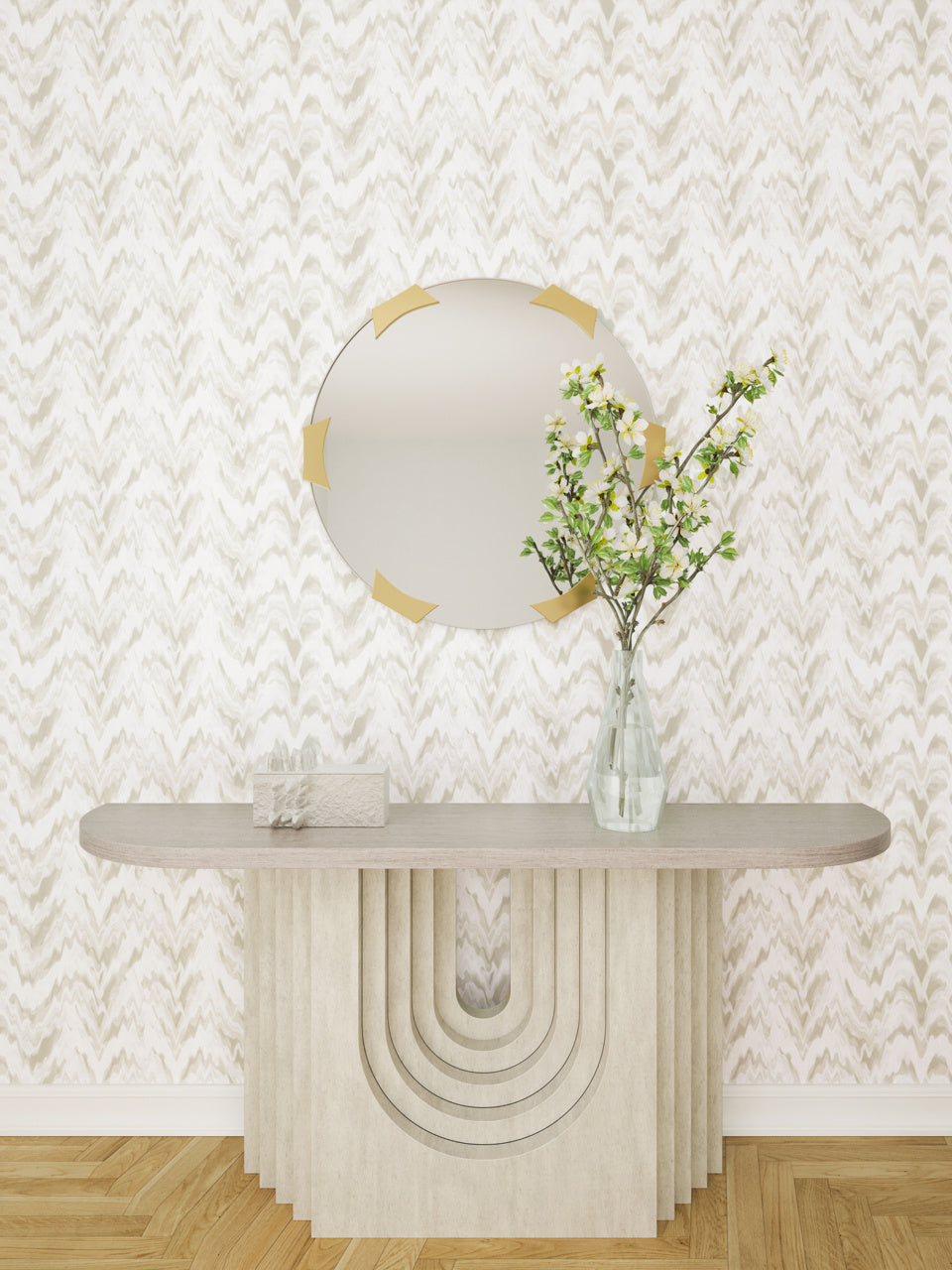 FEELIN-GROOVY-SPLENDID-GREIGE-ON-CANVAS-LINEN-PHILLIP-JEFFRIES-9840 - Phillip Jeffries Wallpaper Wallcovering