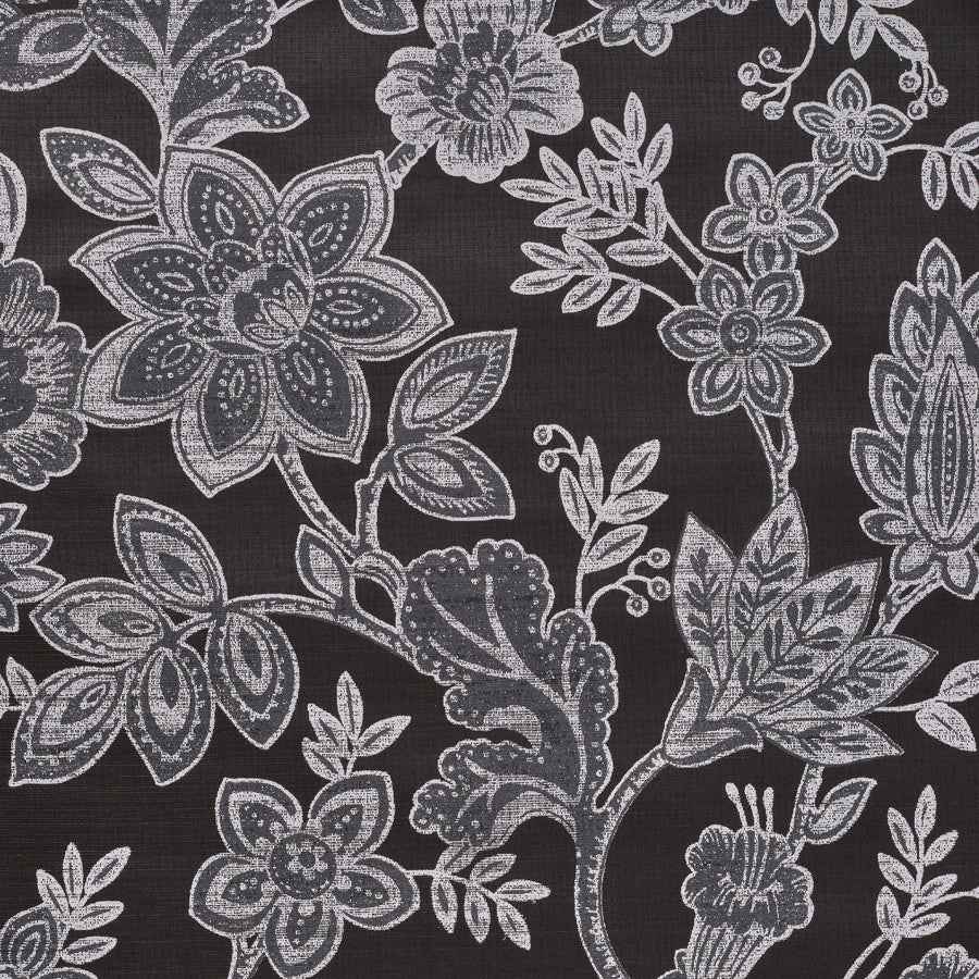 Bohemia Graphite on Glazed Abaca - Phillip Jeffries 7493 - Phillip Jeffries Wallpaper Wallpaper