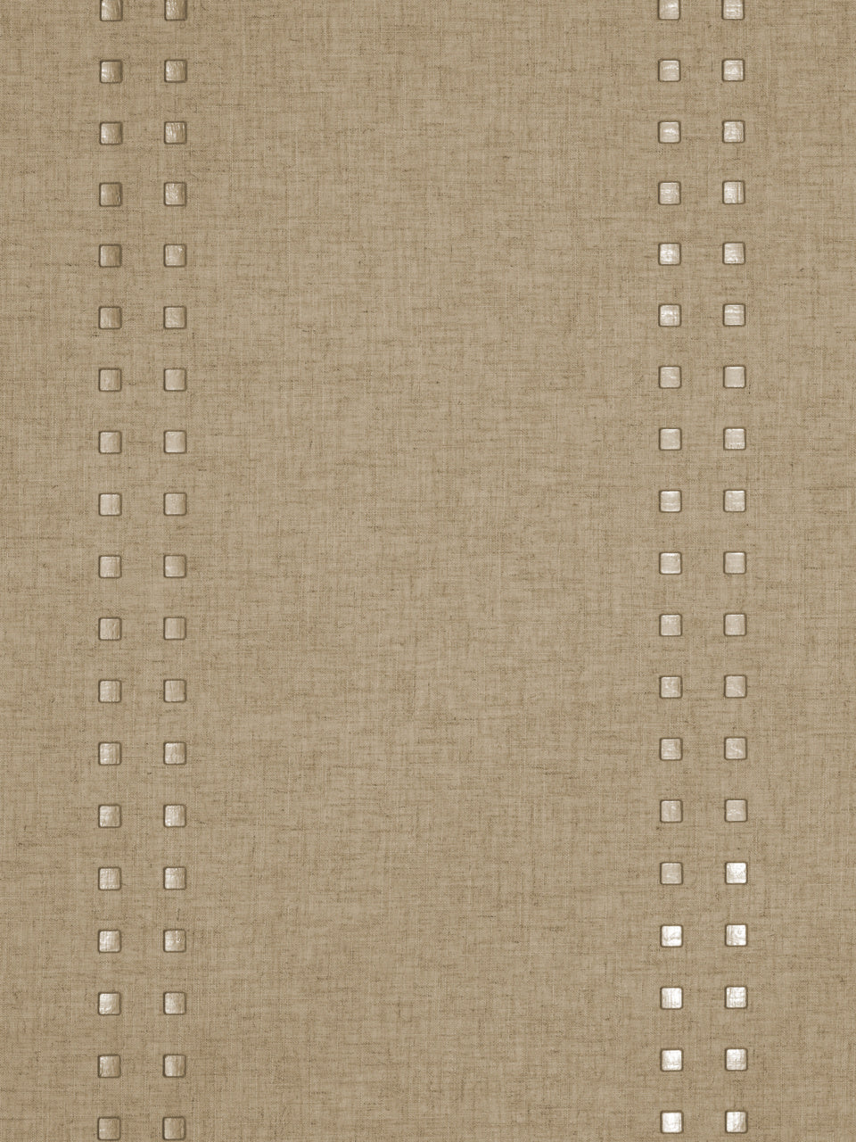 STUDS-AND-STRIPES-VERTICAL-CHAMPAGNE-ON-CLASSIC-LINEN-PHILLIP-JEFFRIES-5789-V - Phillip Jeffries Wallpaper Wallcovering