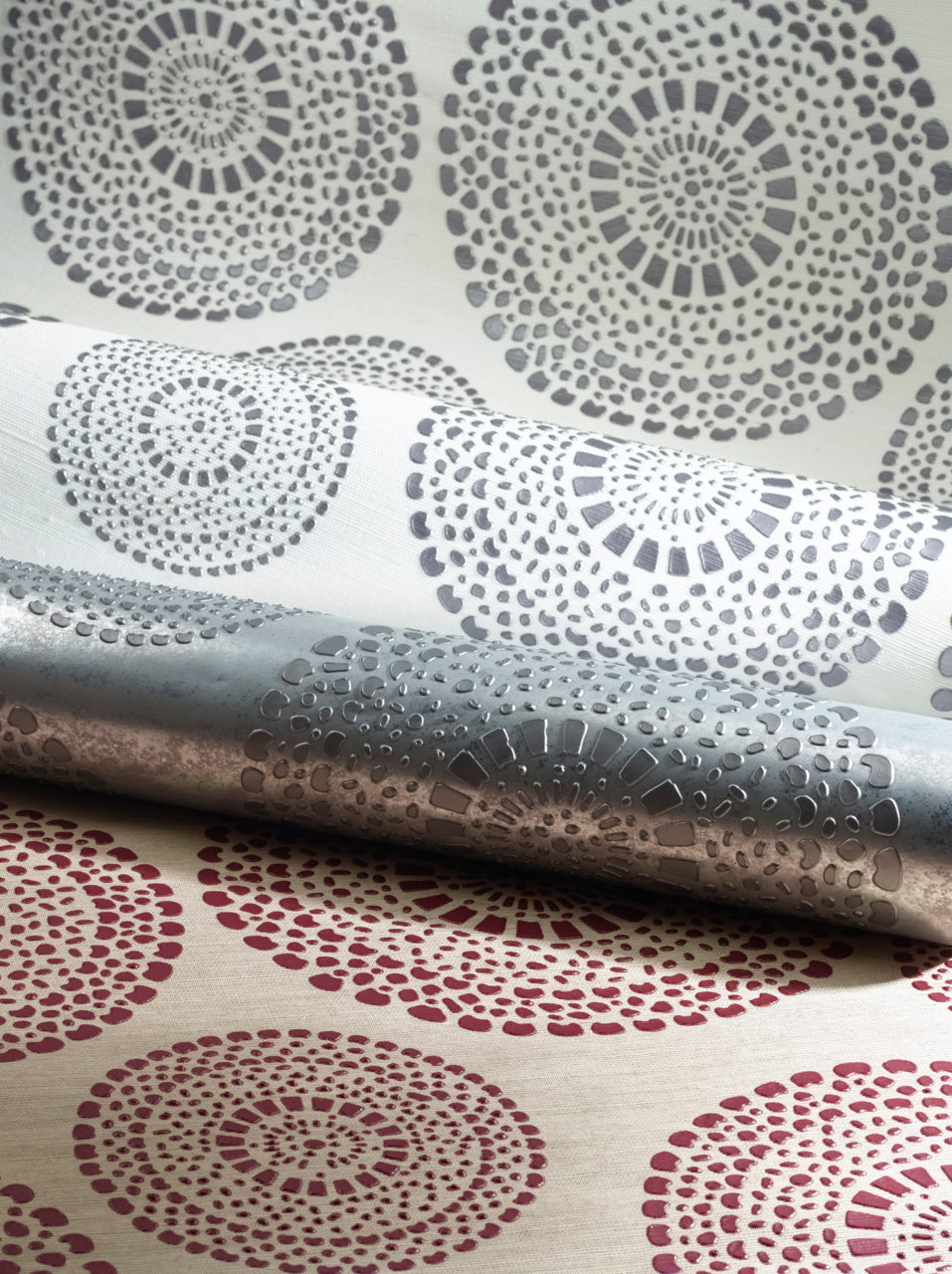 OUT-FOR-A-SPIN-SILVER-ON-VINYL-MIRROR-MIRROR-PHILLIP-JEFFRIES-6059 - Phillip Jeffries Wallpaper Wallcovering