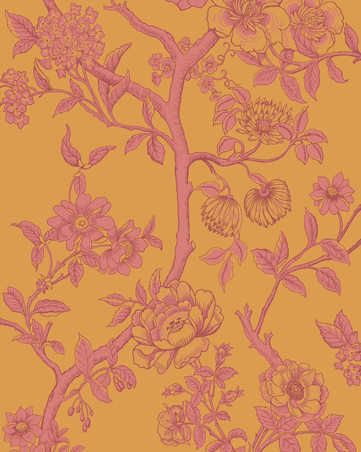 Paradise Tree - Tangerine - COLE & SON Wallpaper
