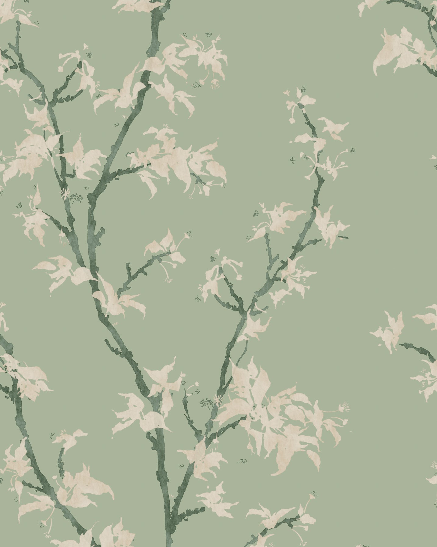 Chinese Branch - Sage - Cole & Son Wallpaper