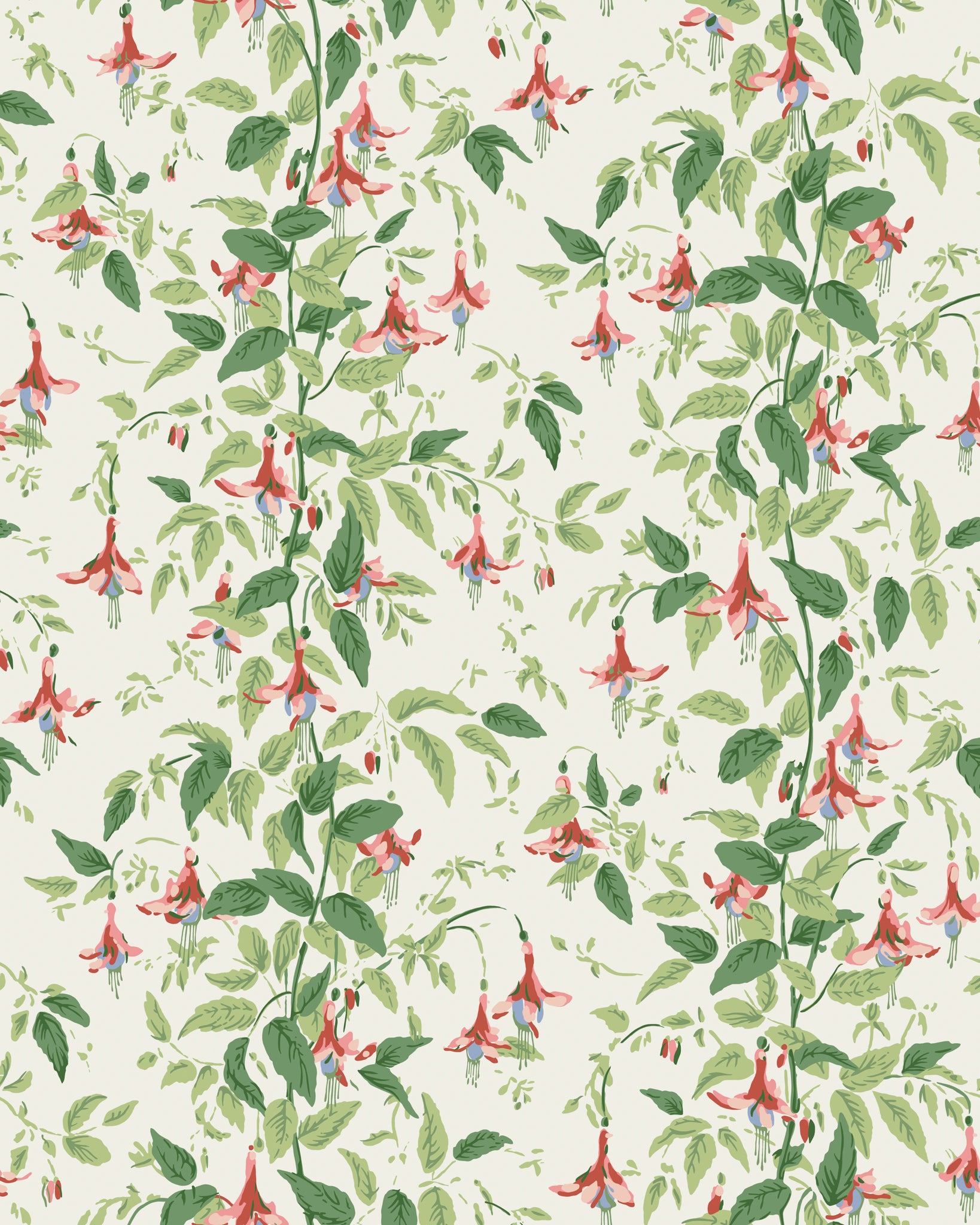 Fuschia - Rose Pink - Cole & Son Wallpaper