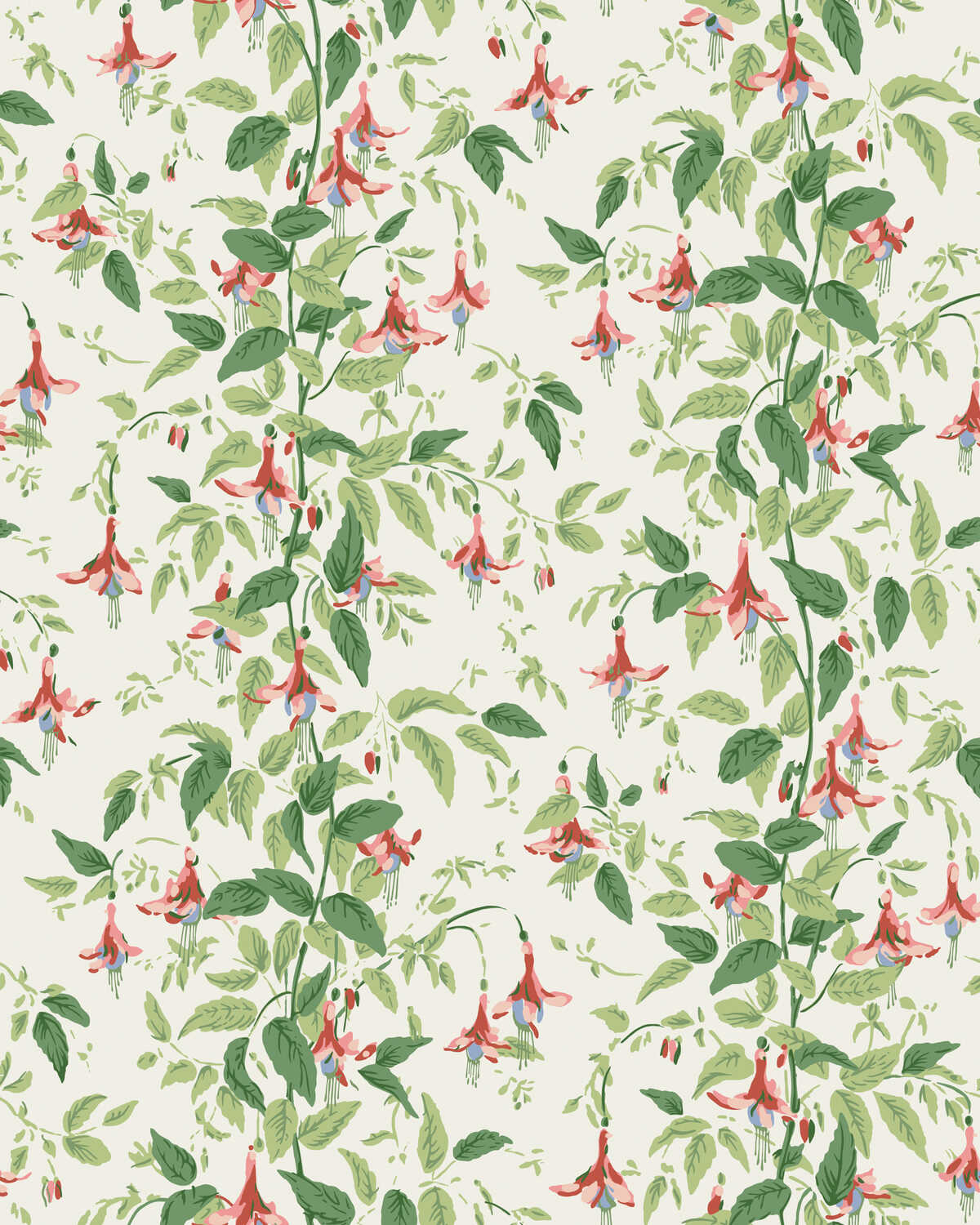 Fuschia - Rose Pink - COLE & SON Wallpaper