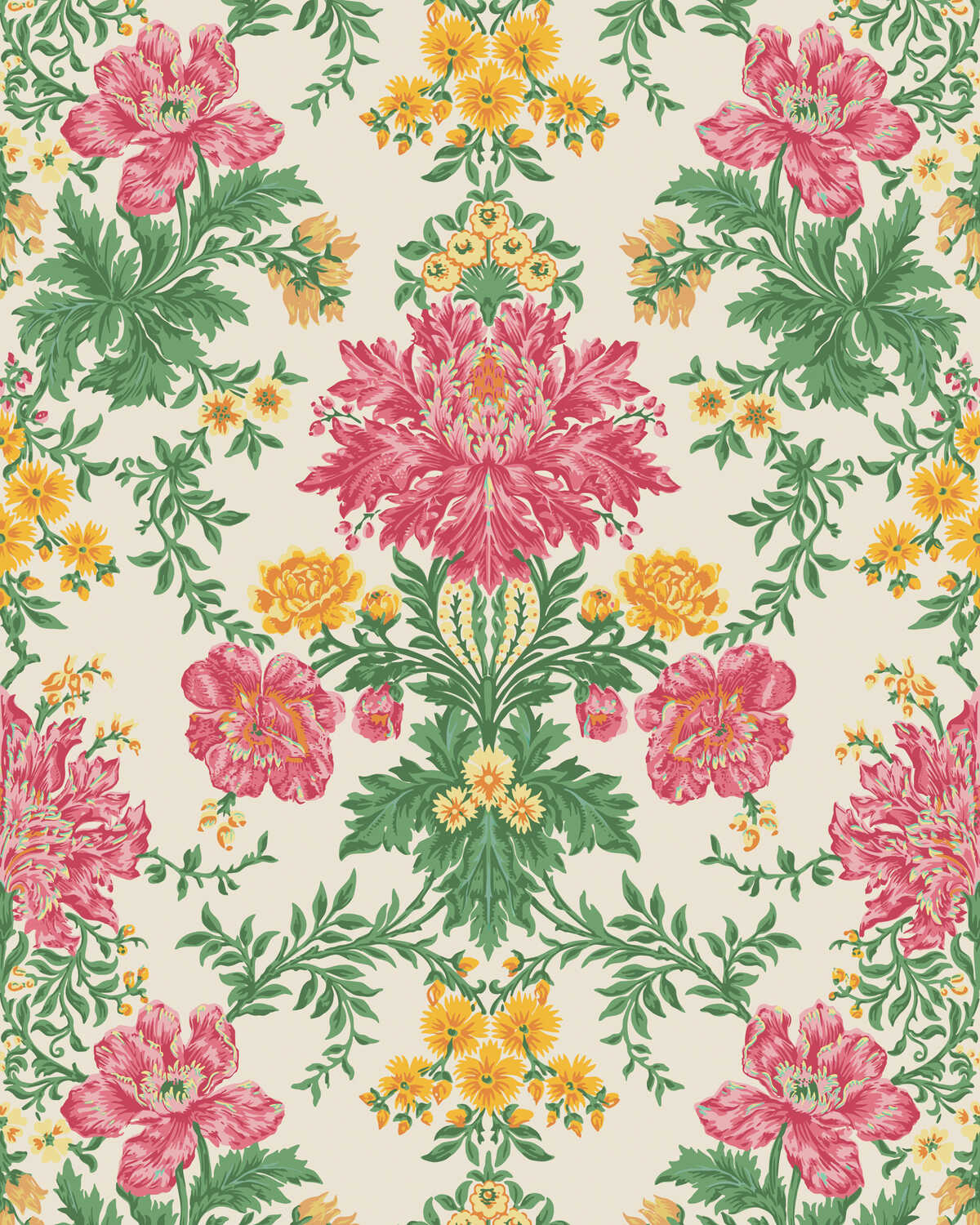 Poppies - Soft Fuchsia - COLE & SON Wallpaper