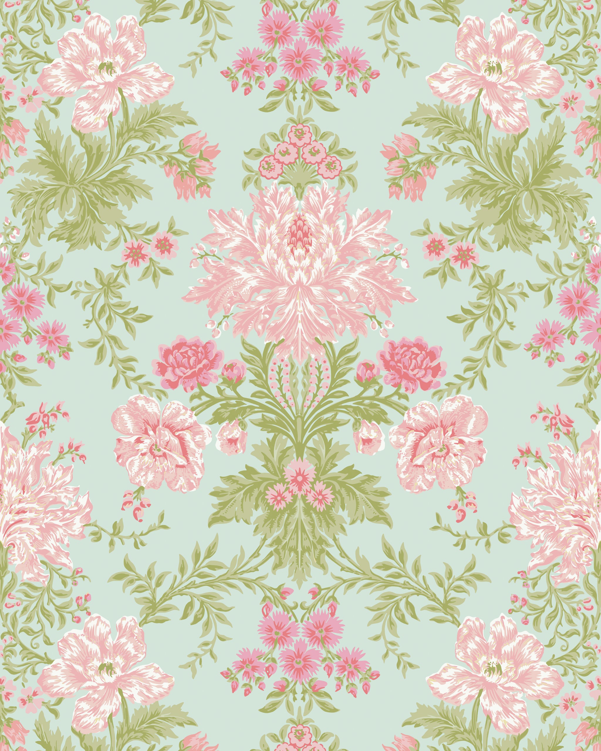 Poppies - Soft Pink - Cole & Son Wallpaper