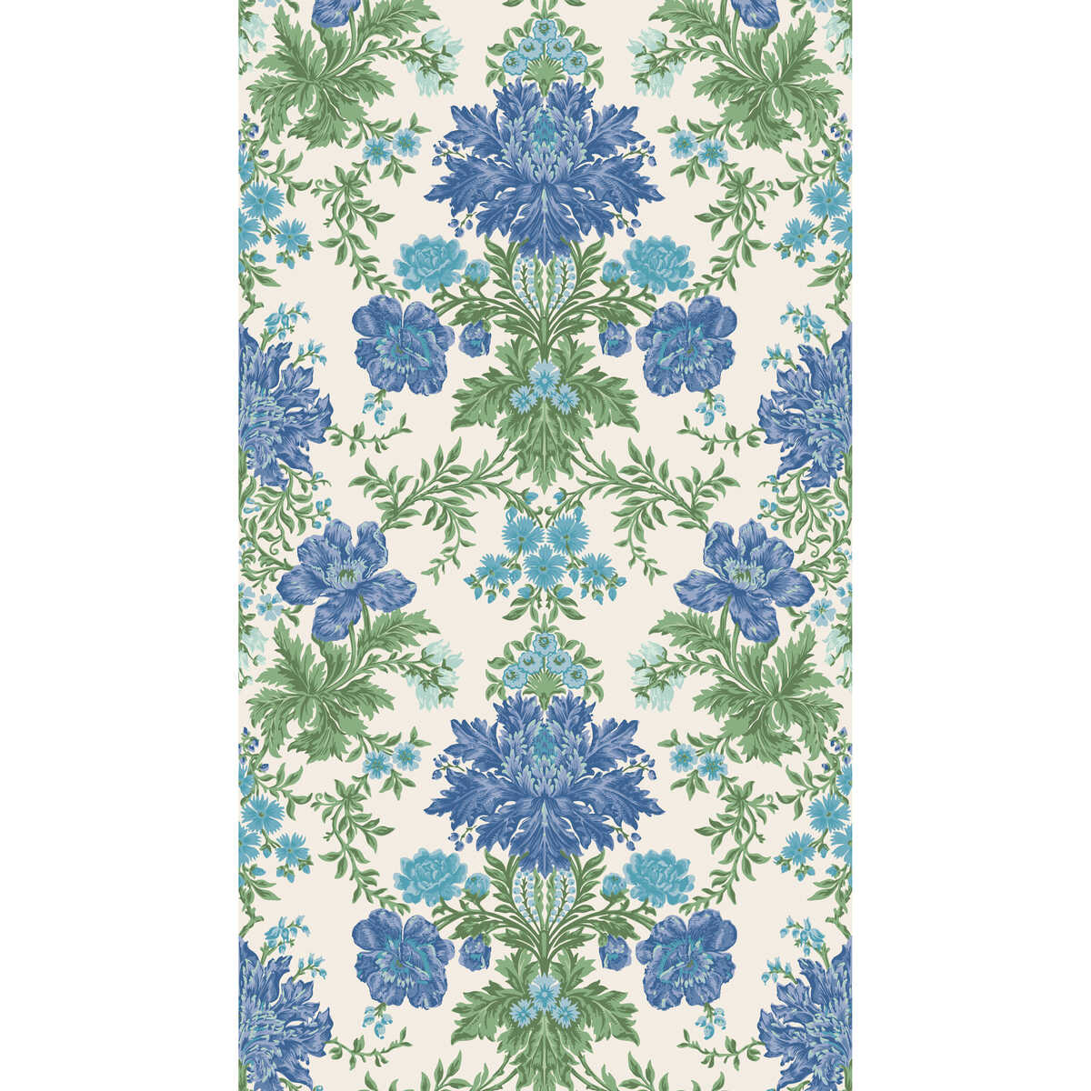 Poppies - Sapphire - COLE & SON Wallpaper