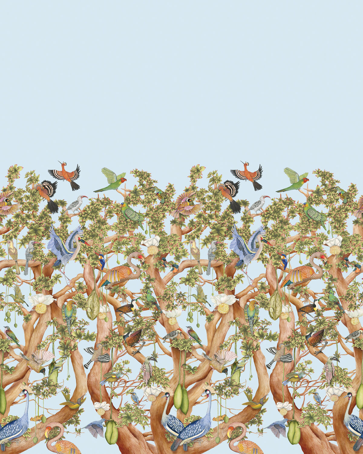Tree Of Life - Sky Blue - Cole & Son Wallpaper