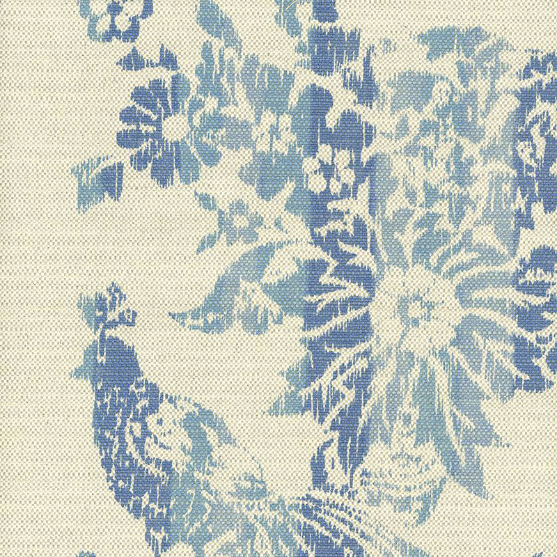 Cooper House Ikat - Indigo - Schumacher 1308000 Fabric