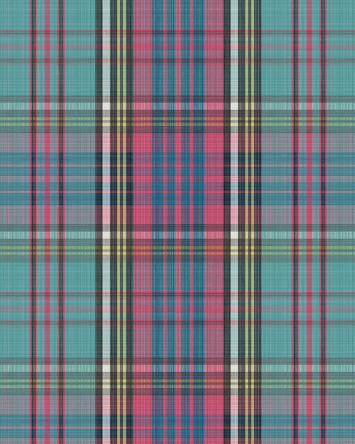 Macandreas Tartan - Cyan - Cole & Son Wallpaper