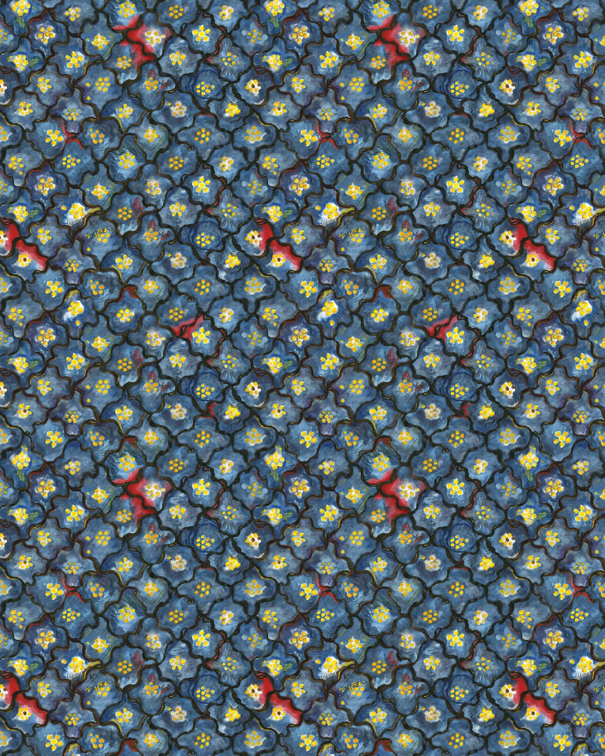 Vivienne Love Andreas - Sky - Cole & Son Wallpaper