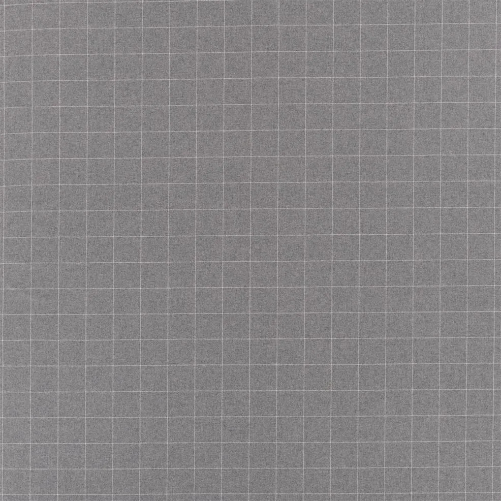 Eamon Tattersall - Grey - Ralph Lauren - FRL5160-01 Fabric - Ralph Lauren Fabric Fabric