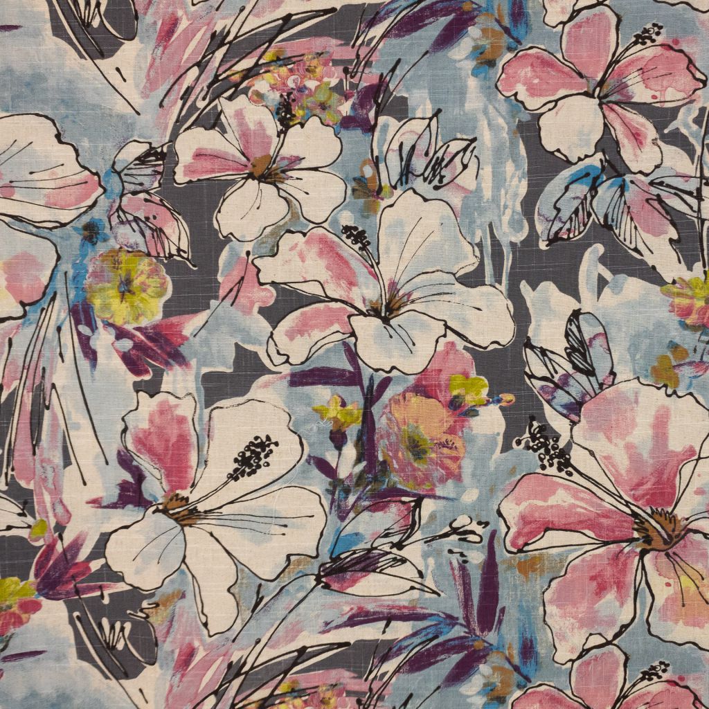 Floral Splash â Pink Flannel