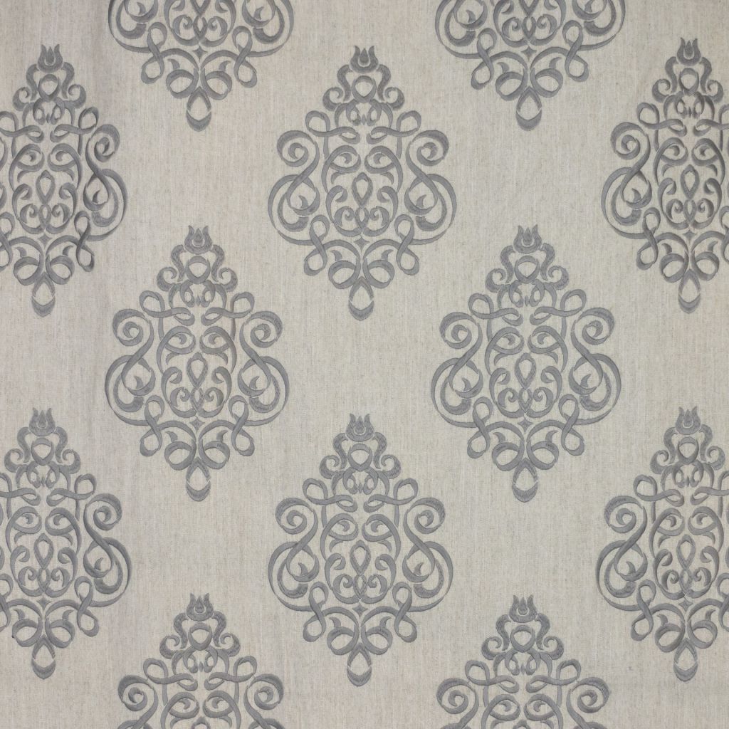 Tuxedo Park â Platinum - RM Coco Fabric